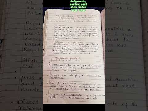Judgement, Review,Revision, under Bnss 2023 lawnotes