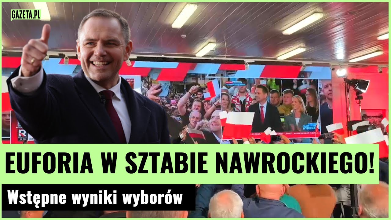 Wyniki pierwszej tury wyborów. Tak zareagował sztab Nawrockiego! | Gazeta.pl
