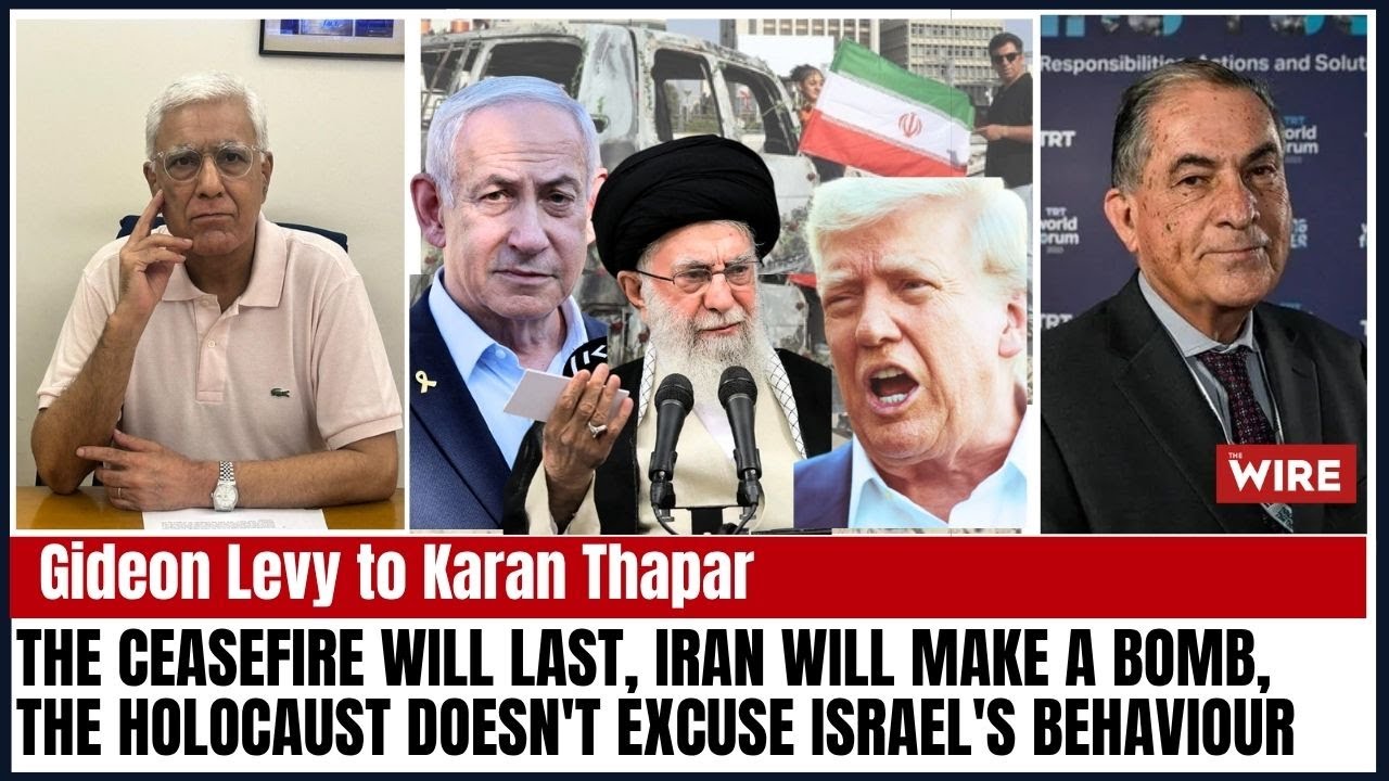 The ceasefire will last, Iran will make a bomb, the holocaust doesn't excuse Israel's behaviour