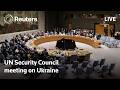 LIVE: UN Security Council meeting on Ukraine