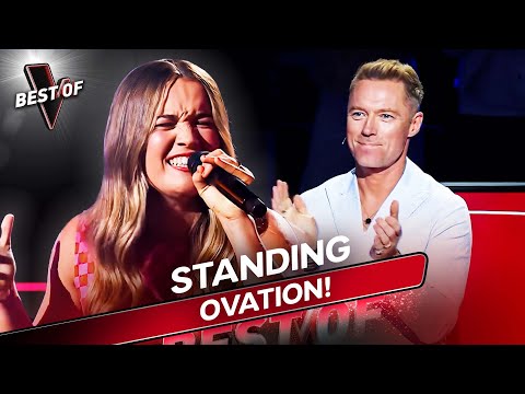 Coaches Couldn't Stay Seated After Her Voice! | The Voice Stage