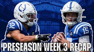 Indianapolis Colts Dominate Final Preseason Game As Backups Fight For Final Roster Spots!