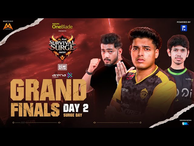 AA Play Survival Surge - Chapter 1 | BGMI | GRAND FINALS | SURGE DAY 2 | PART 1