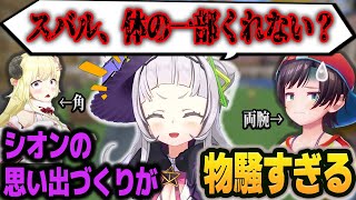 【マイクラ戦争】シオンに両腕を奪われつつも、イタズラの報復に成功する大空スバル【角巻わため/ホロライブ切り抜き】