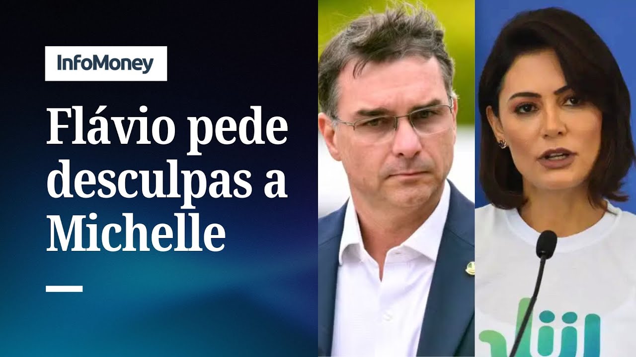 Flávio pede desculpas a Michelle e tenta conter crise familiar no PL | InfoMoney News TV Online Flávio pede desculpas a Michelle e tenta conter crise familiar no PL | InfoMoney News