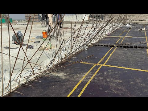 Practical video of Construction Joint in Slab with Beam