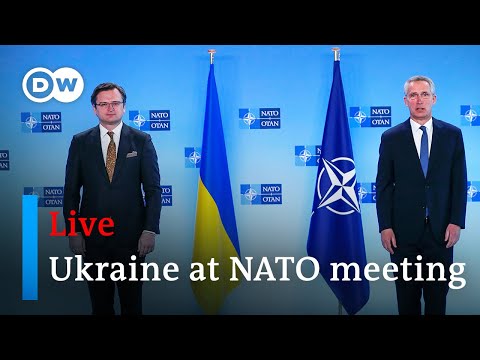 Watch live: Ukrainian FM Kuleba press conference after meeting with NATO ministerial counterparts