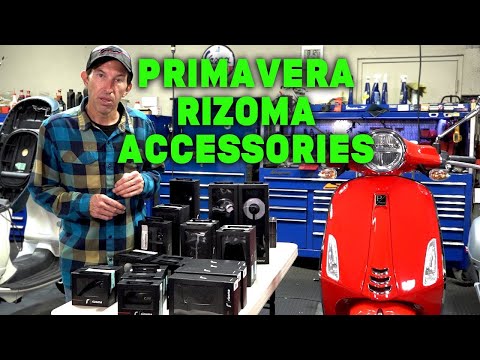 New Rizoma Accessories for Vespa Primavera, Sprint & Elettrica