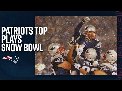 Patriots Top Plays from the 2001 Snow Bowl | Throwback video clip