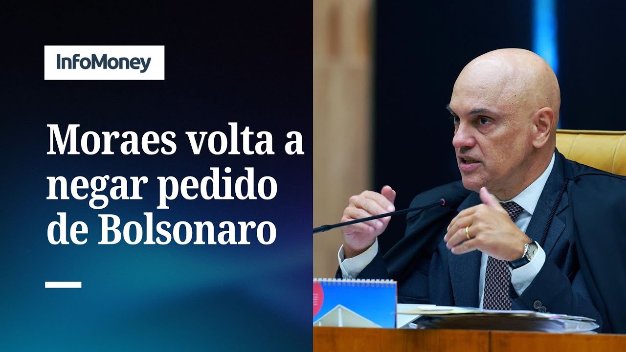 Moraes volta a negar pedido de Bolsonaro para visita de deputado investigado | InfomoNey News  TV Online Moraes volta a negar pedido de Bolsonaro para visita de deputado investigado | InfomoNey News