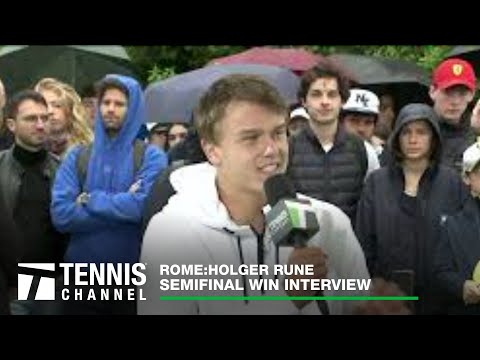 Holger Rune talks making the Rome Final and his incredible week in Italy | 2023 Rome Semifinal