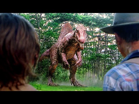 スピノサウルスの攻撃 | ジュラシック・パーク3 | 映画シーン