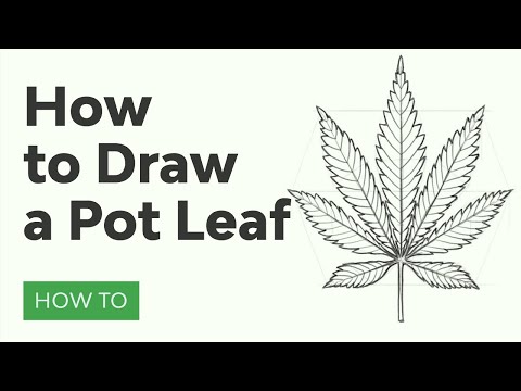 How to Draw a Pot Leaf