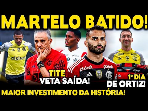 MARTELO BATIDO! TITE TOMA DECISÃO! MAIOR INVESTIMENTO NA JANELA DA HISTÓRIA! NOVELA THIAGO MAIA!