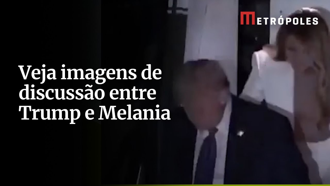 Trump e Melania discutem em helicóptero presidencial