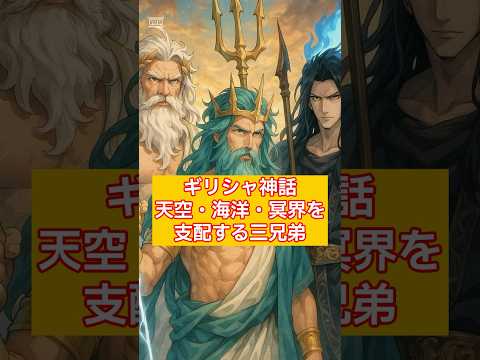 ギリシャ神話|天空・海洋・冥界を支配する三兄弟 #歴史 #ミステリー #ゼウス #宇宙 #神 #世界 #物語