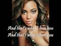 Beyonce - Flaws and All ( w/ lyrics)