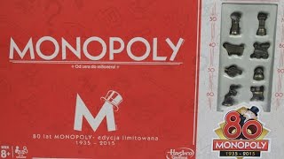 Hasbro  B0622 Настольная игра Юбилейный выпуск "Монополии 80 лет"