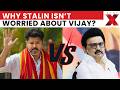 MK Stalin vs Vijay: DMK Unfazed by TVK’s ‘Cash-Box Alliance’ Allegations in Polls