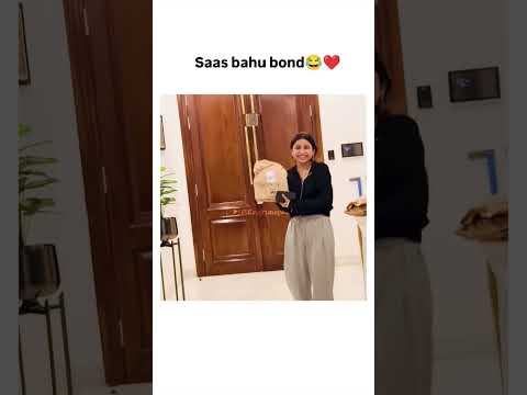 saa bahu ka bond 😊♥️#shorts #triggeredinsaan #ruchikarathore #saas #ad