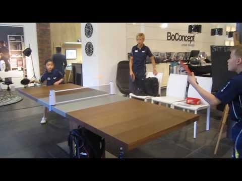 BoConcept, Redbrick Mill, Yorkshire with the English Table Tennis Ass. Yorkshire Region