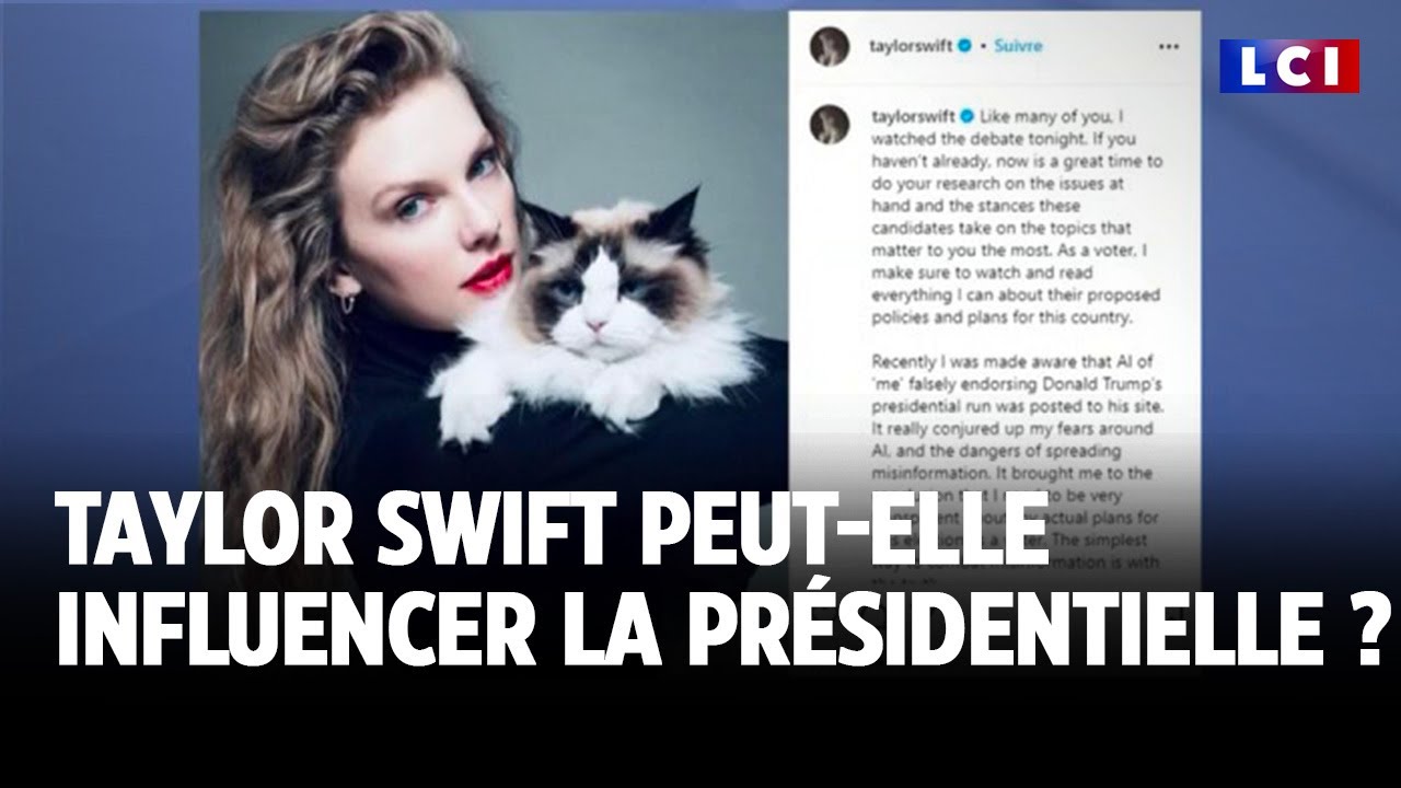 Présidentielle américaine : Taylor Swift peut-elle influencer le vote ?