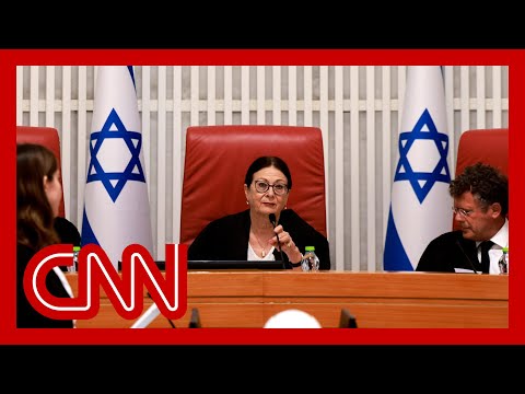 Israel's Supreme Court strikes down controversial change to judiciary