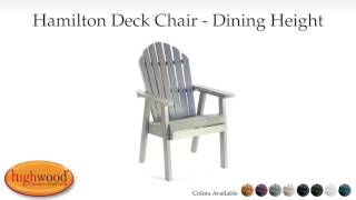 "Hamilton Deck Chair, Nantucket "