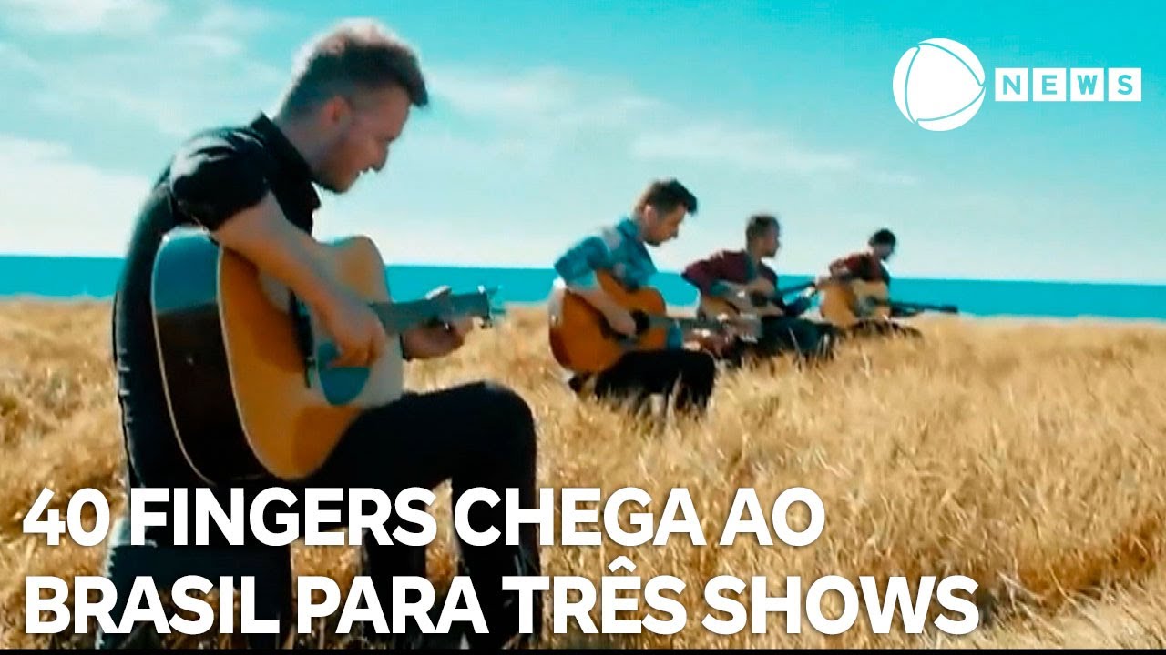 40 Fingers chega ao Brasil para três shows
