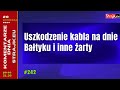 Komentarze dnia Strajku Uszkodzenie kabla na dnie Ba?tyku i inne ?arty