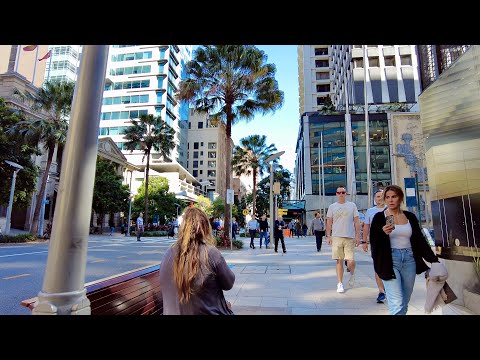 Australian Winter Walking Tour in Brisbane City || Queensland