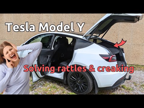 Solving rattles & creaks in a Tesla Model Y (up to 2025)