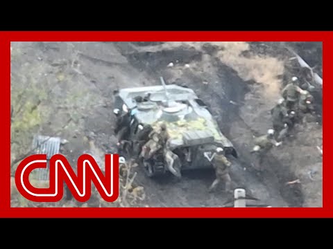 Video captures Ukrainian 'meat assaults' on Russian troops
