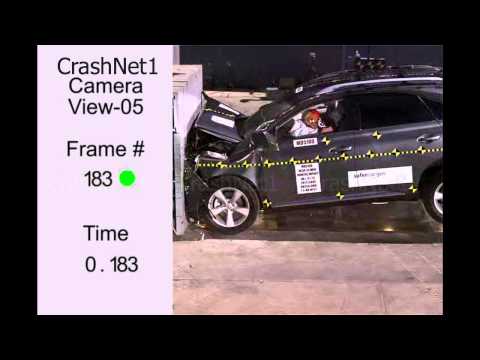 Testul de accident video Lexus Rx din 2012
