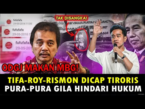 TIFA, ROY SURYO, RISMON TERNYATA TIRORIS, KABUR PURA-PURA JADI ODGJ MAKAN MBG
