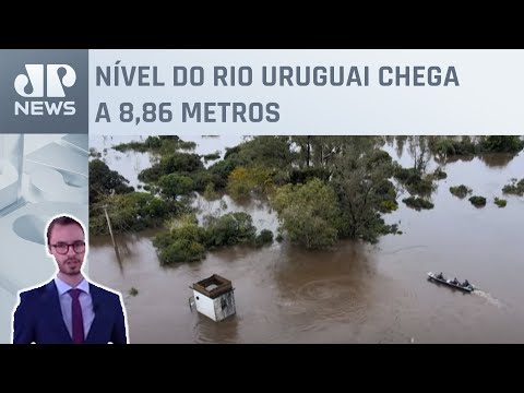 Chuvas tiram mais de 3 mil pessoas de casa no Uruguai; Fabrizio Neitzke analisa