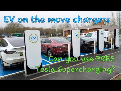 EV OTM chargers at Finmere Services. Does free Tesla Supercharging still work?