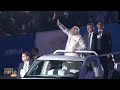 PM Modi Extends Warm Greetings to Audience at Zayed Sports Stadium | News9