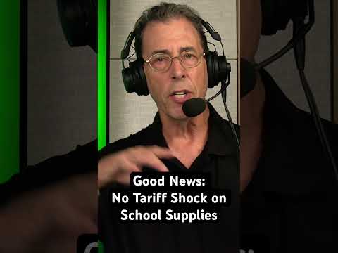 Clark Howard: Save More, Spend Less | Good News: No Tariff Shock on School Supplies