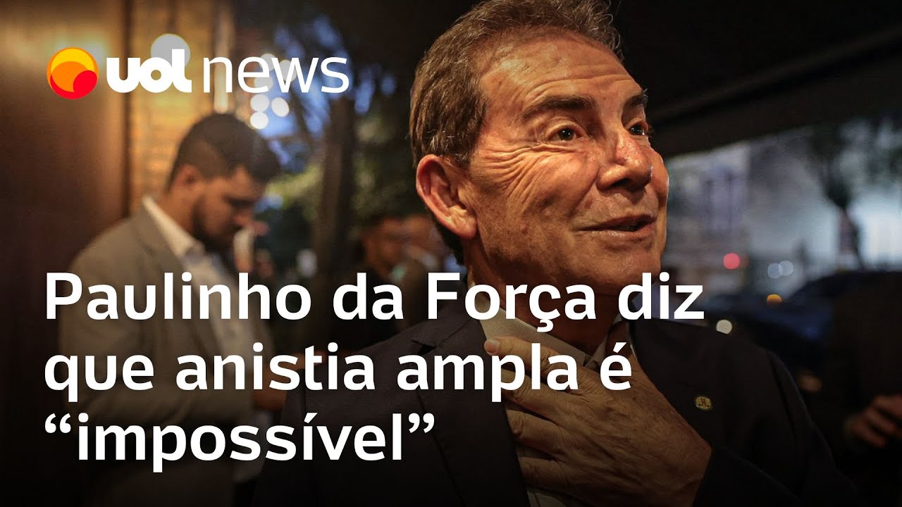 Paulinho da Força diz que anistia ampla é impossível e que solução não agradará extremos