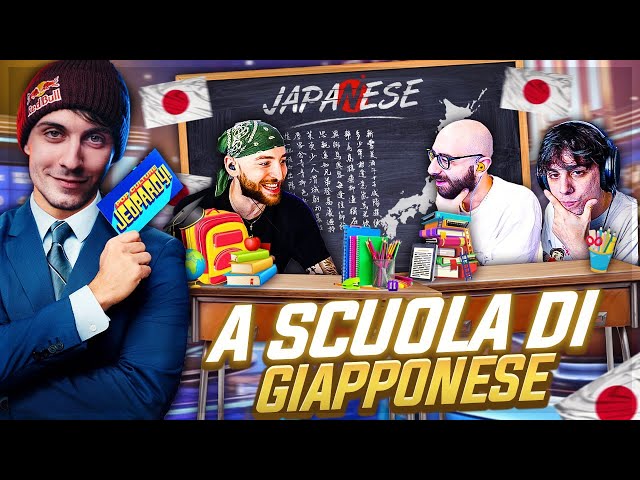 🇯🇵  A SCUOLA di GIAPPONESE con MARZA, MANUUXO E PESH ! 🇯🇵