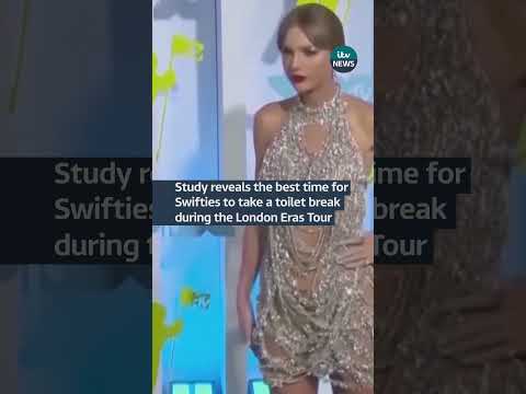 A study’s found the best bathroom break times for the Taylor Swift London Eras Tour | ITV News