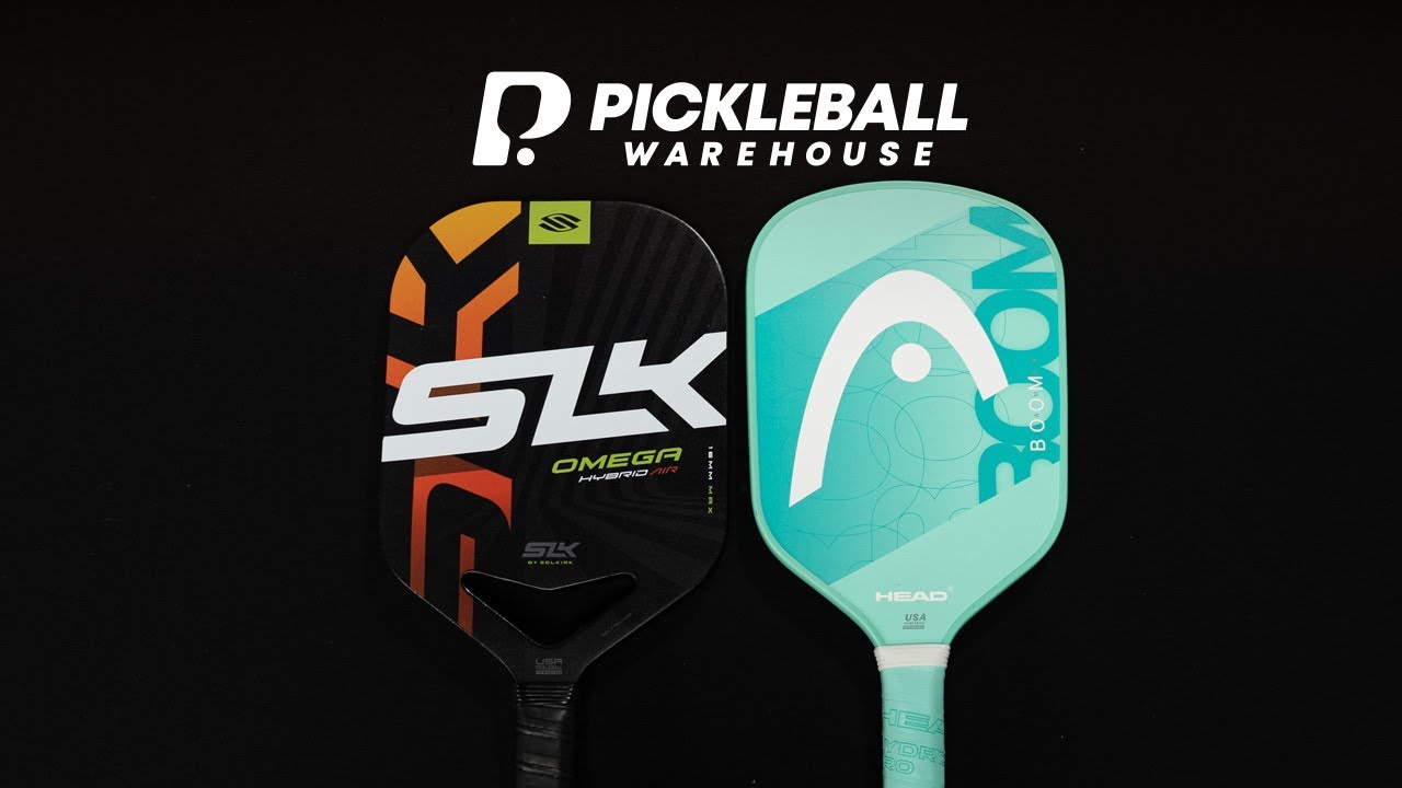 4 New Pickleball Paddles: Head Boom Team, Tour, SLK Omega Hybrid Max & XL - VLOG