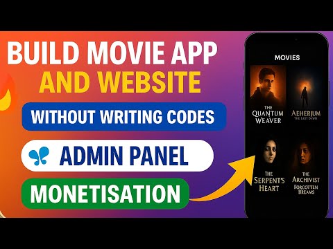 Create Movie App and Website using AI + Blogger// Make money with Ads- Netflix Clone