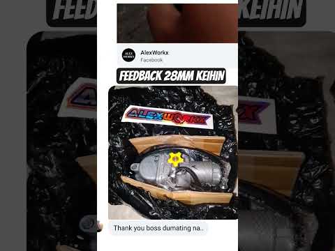 feedback 28mm keihin#carburetor #keihincarburetor #raider150carb