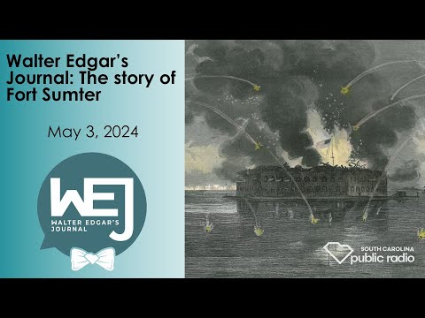 screenshot of youtube video titled The story of Fort Sumter | Walter Edgar's Journal Podcast