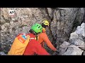 Rescuers preparing to remove a sick American researcher stuck in a Turkish cave