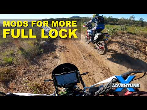 More full lock turn for a tighter turning circle (AJP PR7 example)︱Cross Training Adventure