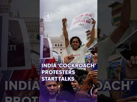 India's 'cockroach' protesters hold talks with government