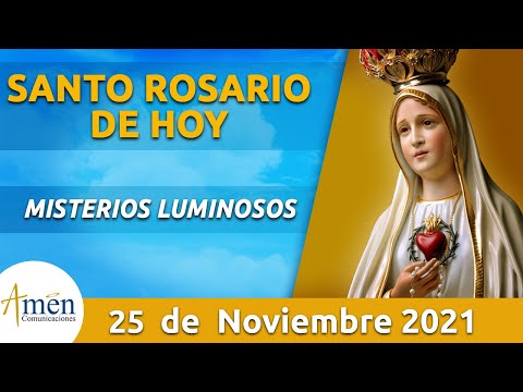 Santo Rosario de hoy l Jueves 25 de Noviembre 2021 l Misterios Luminosos l  Padre Carlos Yepes - Salmo da Bíblia